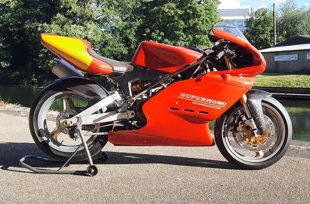 Super rare Supermono sale Classic Ducati single racer built from