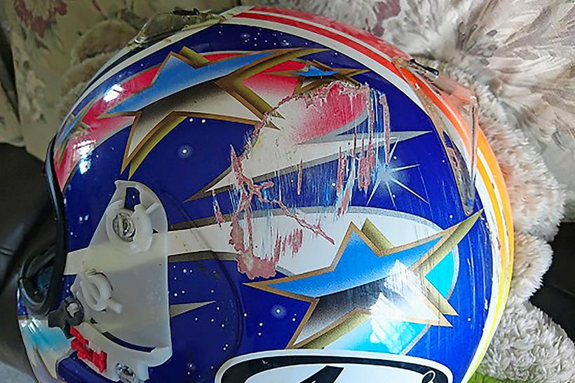 Neil Adair Helmet scratches