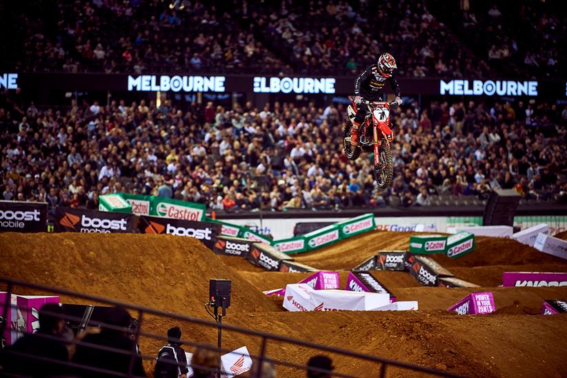 Supercross action