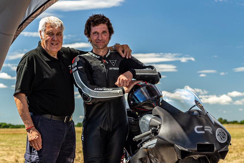 Guy Martin and Brian Crighton at Elvington Photo: Steve McDonald Photography