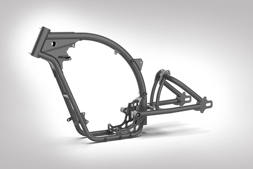 mac ruby frame and swing arm