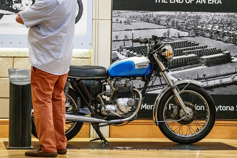 The last Daytona model to leave the old Triumph Meriden factory