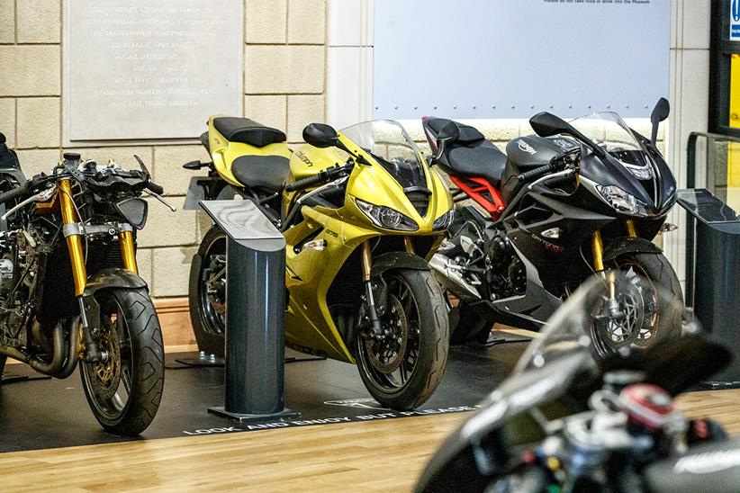 First and last generation of Triumph Daytona 675