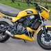 Yamaha XSR700 from side on - Kenny Roberts
