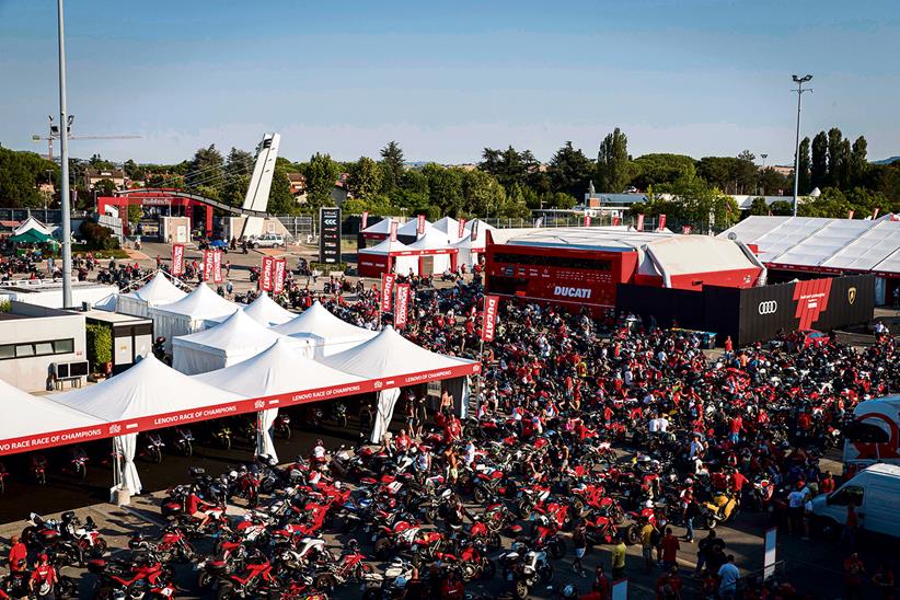 World Ducati Week Crowd