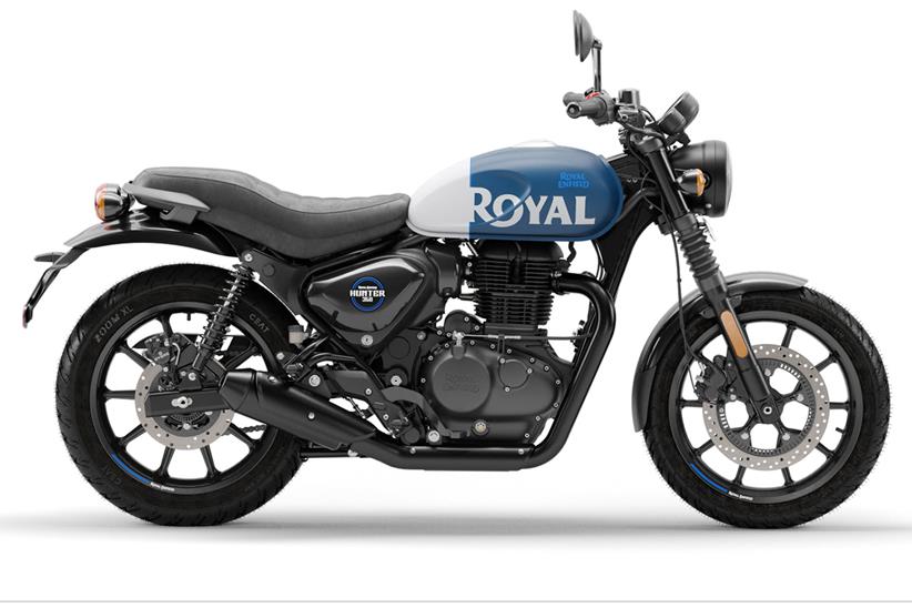 Royal Enfield Hunter 350 right side