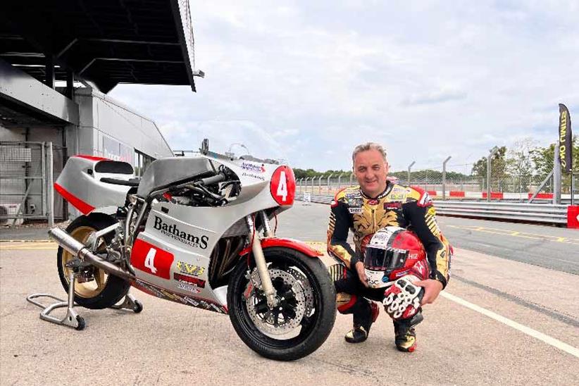 Michael Rutter with the Bathams Racing Suzuki XR69