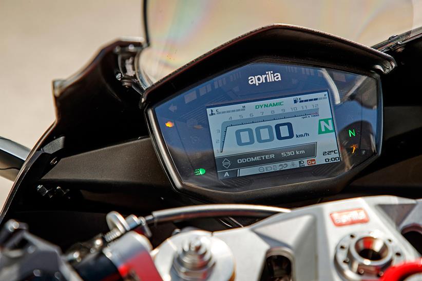 Aprilia RS 660 dash