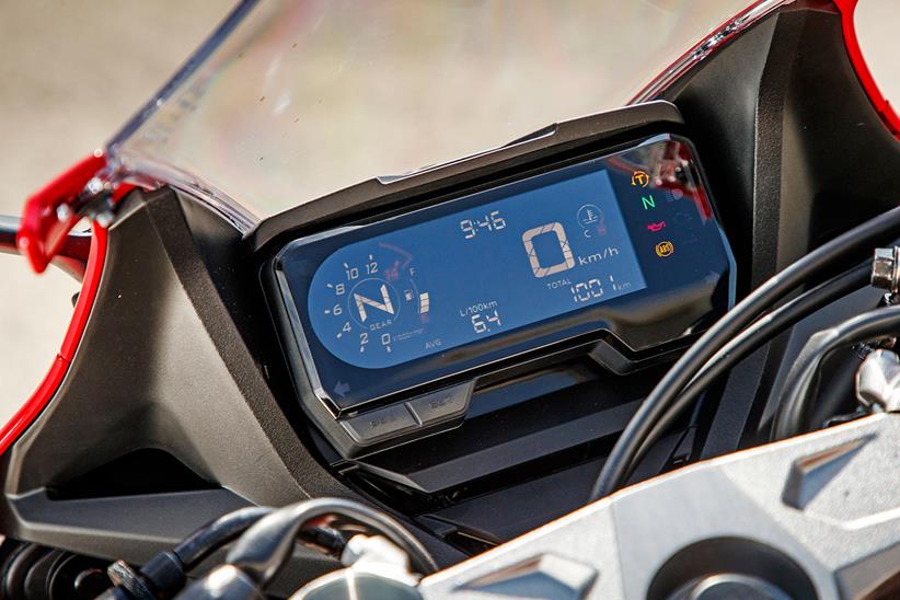 Honda CBR650R dash