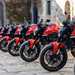 Line of Ducati Monsters