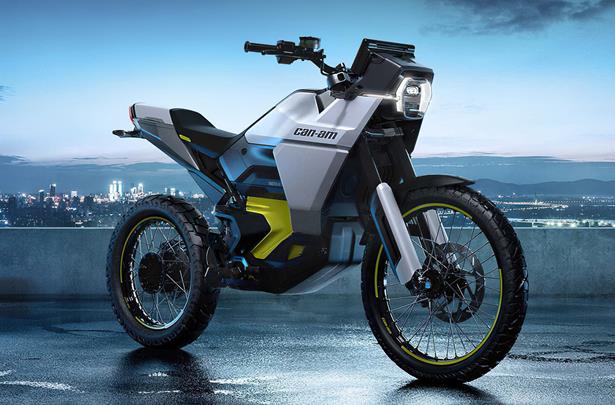 Two new Can Ams break cover Trike firm unveil electric adventure