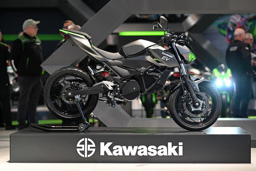 Kawasaki's EV project at Intermot 2022