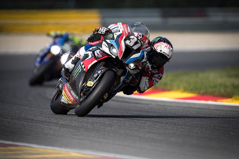 BMW M1000R race bike at Spa