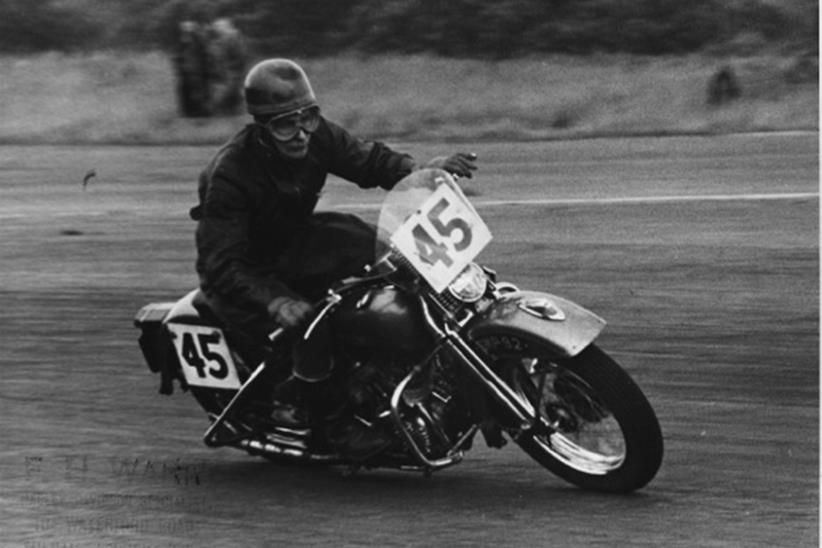 Fred Warr imported the first civilian Harley-Davidsons in the UK after WW2