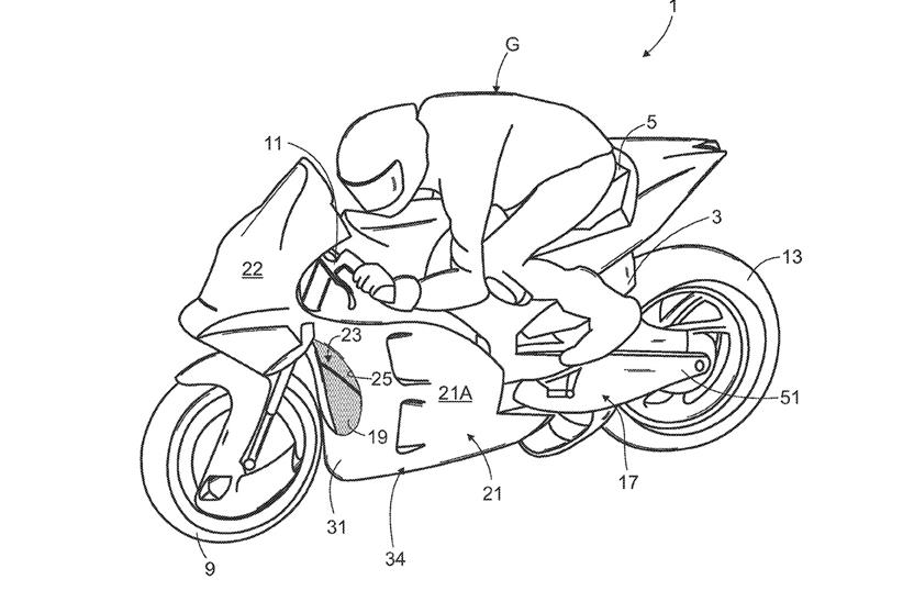 Aprilia RS-GP patent drawing