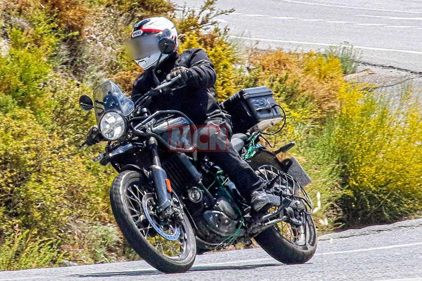 Royal Enfield Himilayan 450 spied in testing