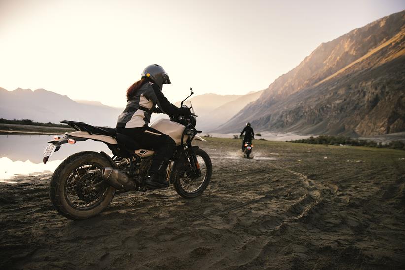 Royal Enfield Himalayan 450 - in the mud