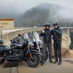 Rolling back the years for motorcycle globe trotters: Pair retrace steps for charity