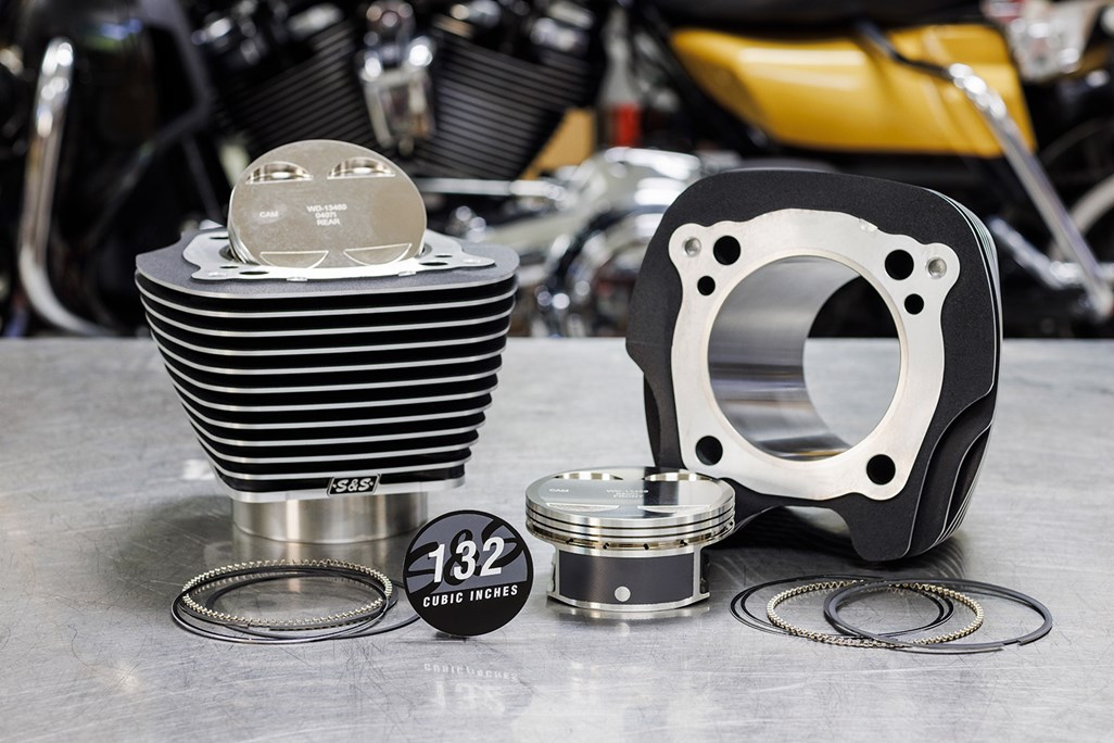 Beefy power hike from new S&S bigbore kit for HarleyDavidsons
