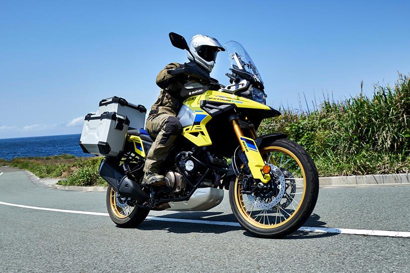 Suzuki V-Strom 1050 DE on the road