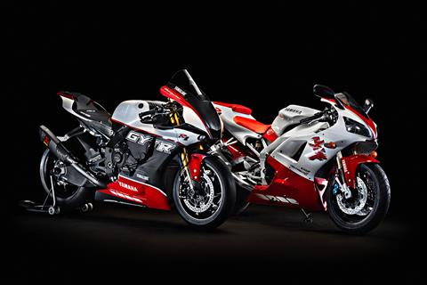 Yamaha Europe mark 25 years of the R1 with special anniversary GYTR Pro models