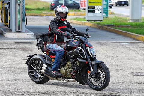 Spyshots: Ducati Diavel gains V4 engine for 2023