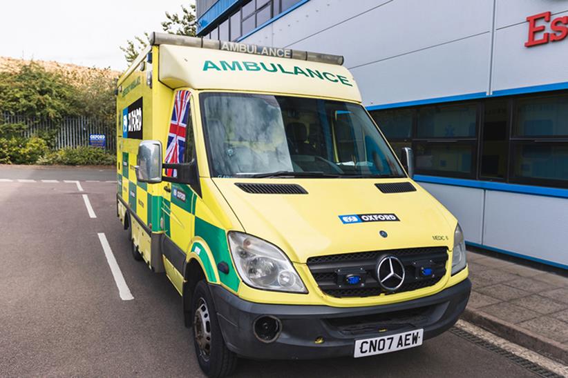 The former NHS ambulance will take three days to reach Ukraine.