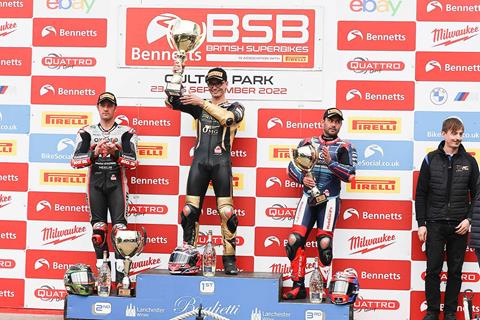 BSB Oulton Park: Lee Jackson seals second win of 2022 in chaotic second race