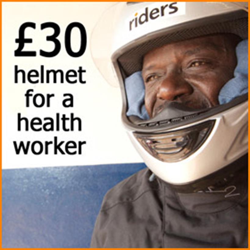 £30 = A helmet for a health worker