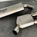 The Akrapovic mid muffler system is compatible with the R1, R6 and R7