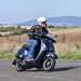 The step-through nature of the Vespa GTS 300 is great for a quick getaway