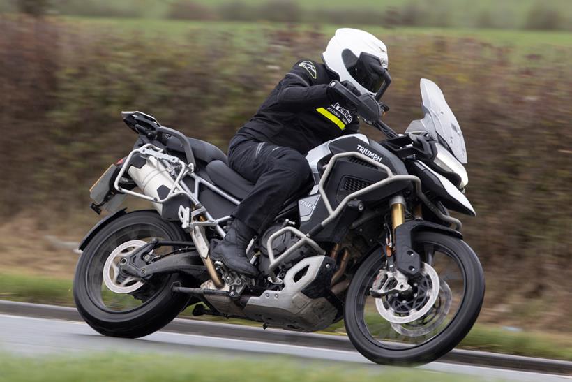 2022 Triumph Tiger 1200 Rally on the road