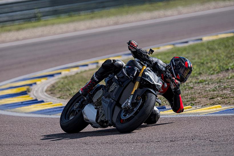 2023 Ducati Streetfighter V4S on track