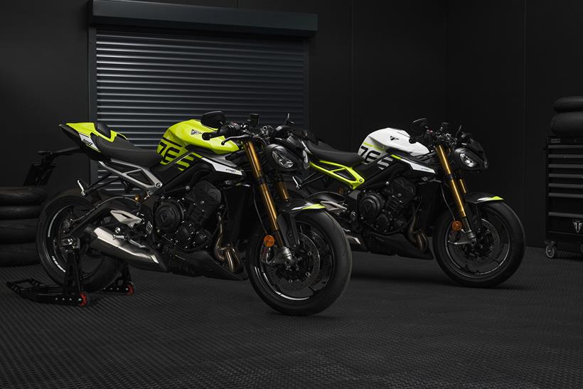 2023 Triumph Street Triple 765 Moto2 Edition in fluo yellow and white