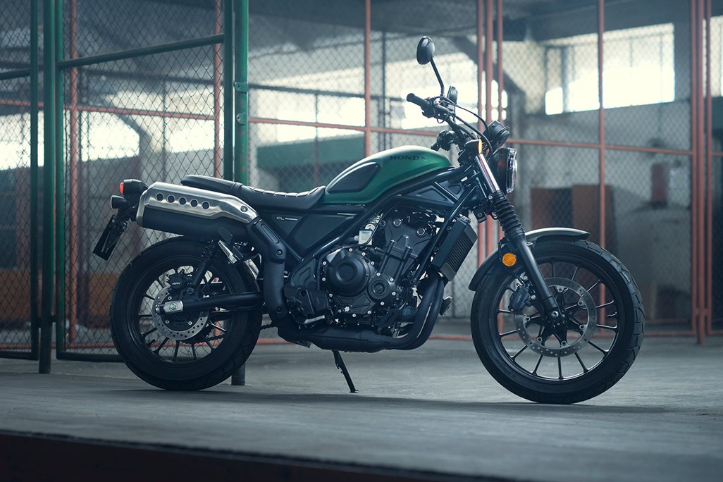 Cheap thrills: Honda's CL500 scrambler will arrive in April and cost £6k