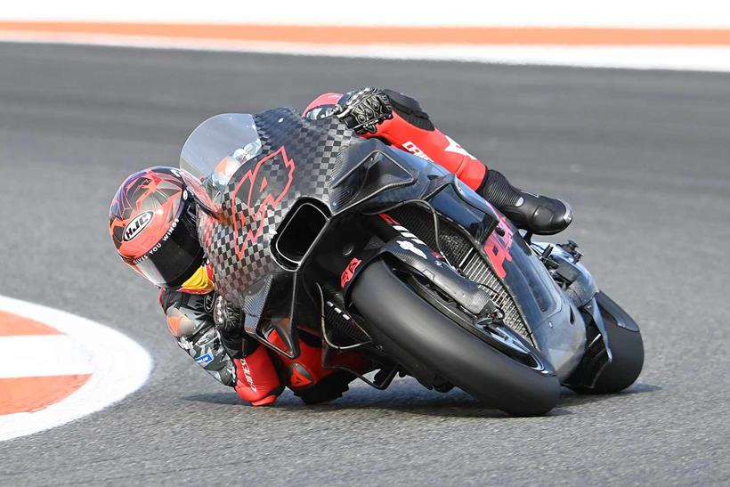 Pol Espargaro at the Valencia Test (Tech3 Racing GASGAS)