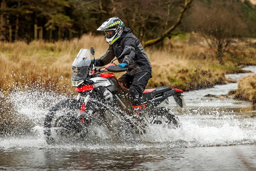 Aprilia Tuareg 660 water crossing