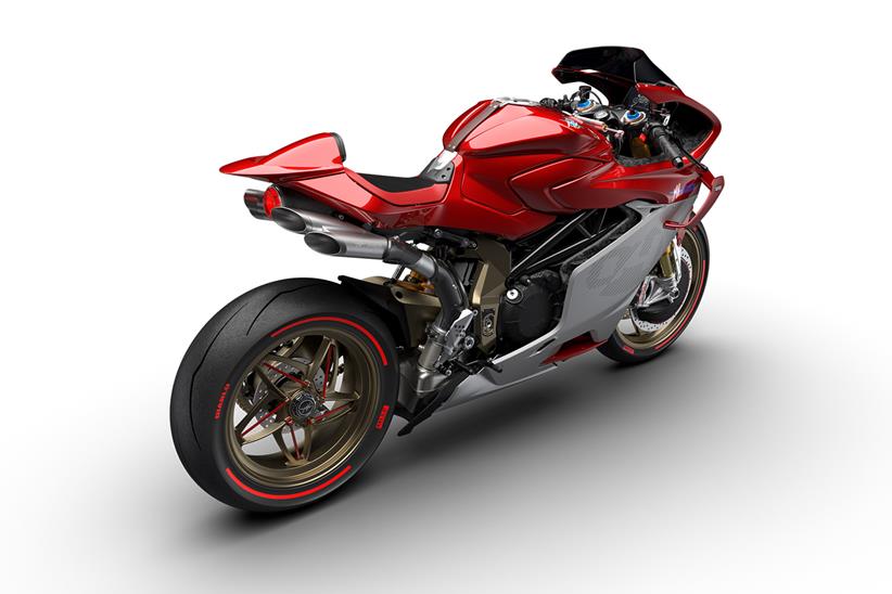 MV Agusta Superveloce 1000 Serie Oro rear