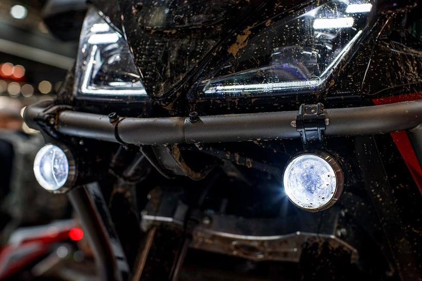 Moto Morini X-Cape ADV-R rally lights