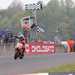 Max Cook wins the Junior Superstock race at Oulton Park