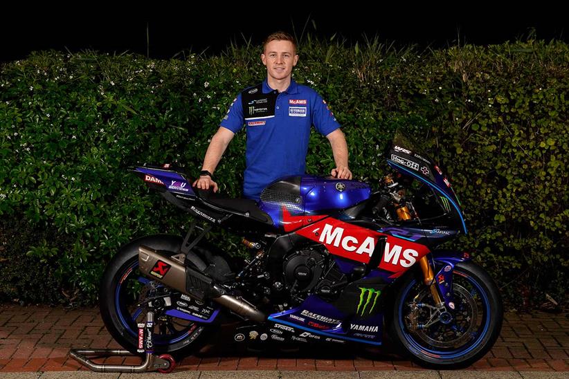 Tim Neave with the McAMS Yamaha R1 Superbike