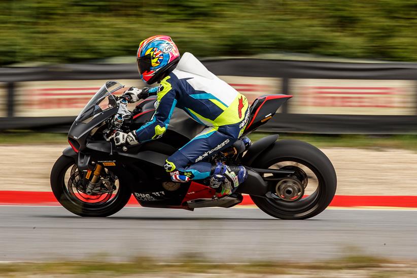 Ducati Panigale V4 SP2 on track