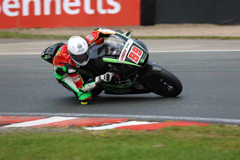 Jack Scott onboard his title winning GP2 bike