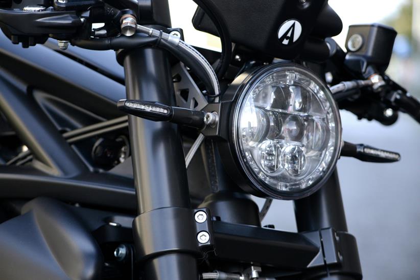 Ariel Ace R Black Edition headlight