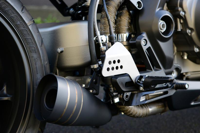 Ariel Ace R Black Edition exhaust