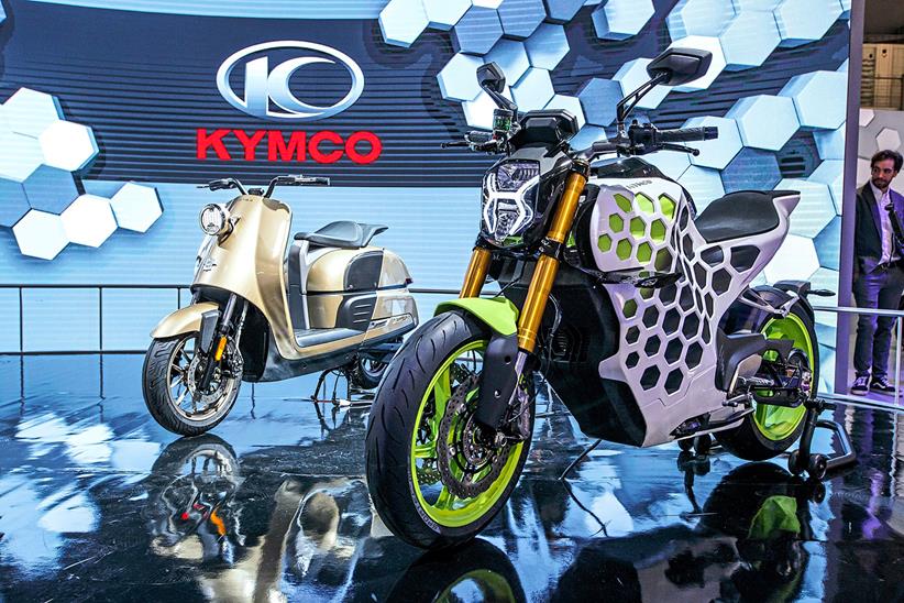 Kymco unveiled a number of EV concepts in 2022