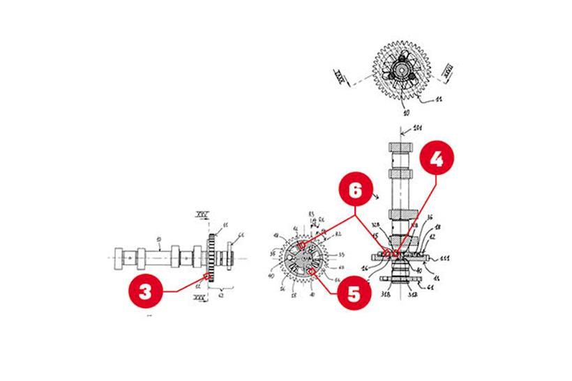 Aprilia VVT diagram showing valve tech