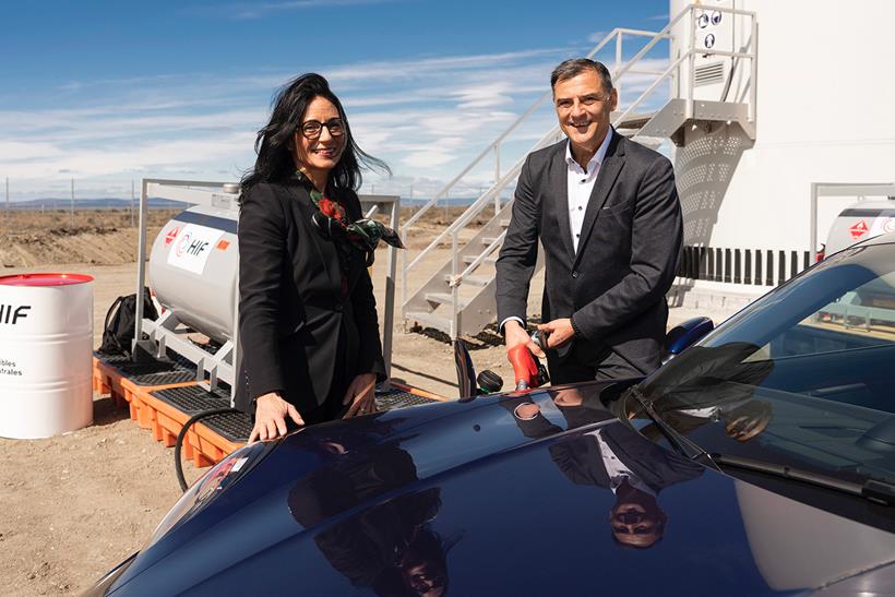 Barbara Frenkel, Member of the Executive Board for Procurement at Porsche AG, Michael Steiner, Member of the Executive Board for Development and Research