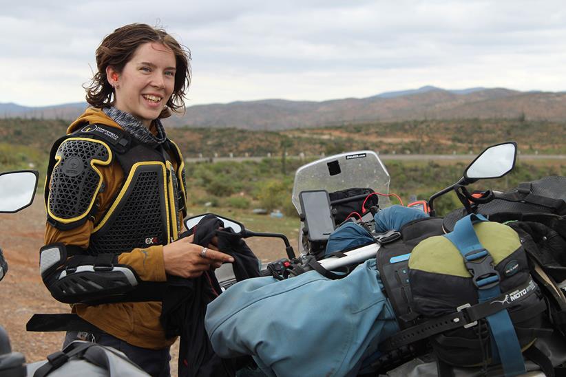 Bridget McCutchen takes a break in Baja