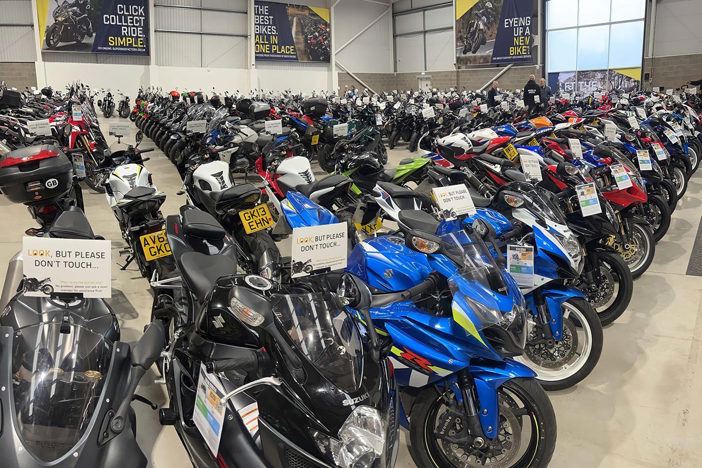 SuperBike Factory open new showroom in Bristol with 400 used bikes